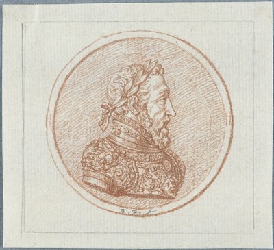 Ranskan kuninkaan Henrik II:n muotokuva, 1600-luvun toinen puoli. tekijältä Bernard Picart