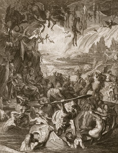Helvetin kohtaus, 1731 tekijältä Bernard Picart