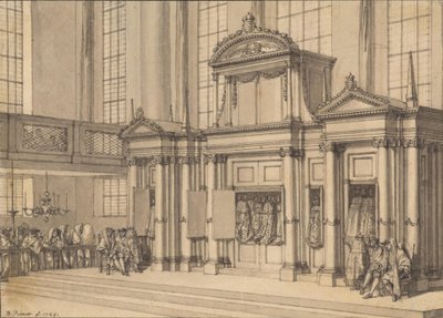 Lain ilo Amsterdamin portugalilaisessa synagogassa tekijältä Bernard Picart