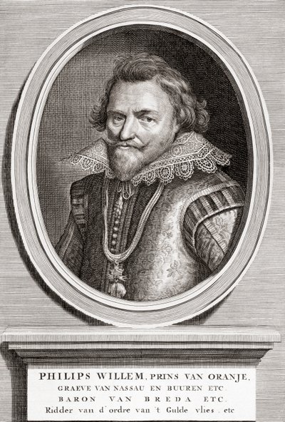 muotokuva Philip Williamista, Orangen prinssistä (1554-1618) tekijältä Bernard Picart