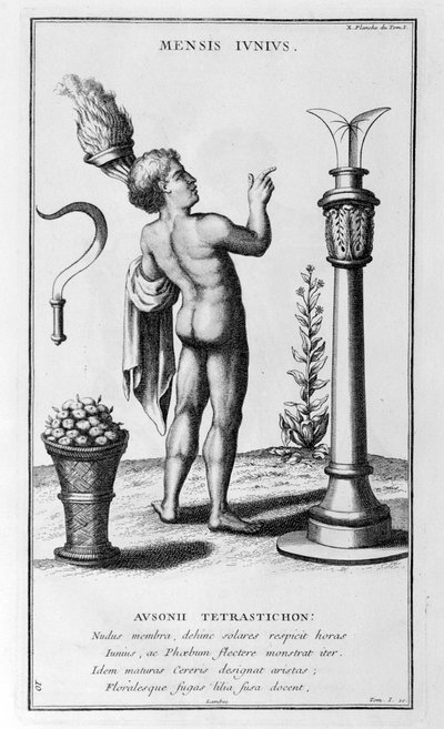 Edustus kesäkuulta 1757. tekijältä Bernard de Montfaucon
