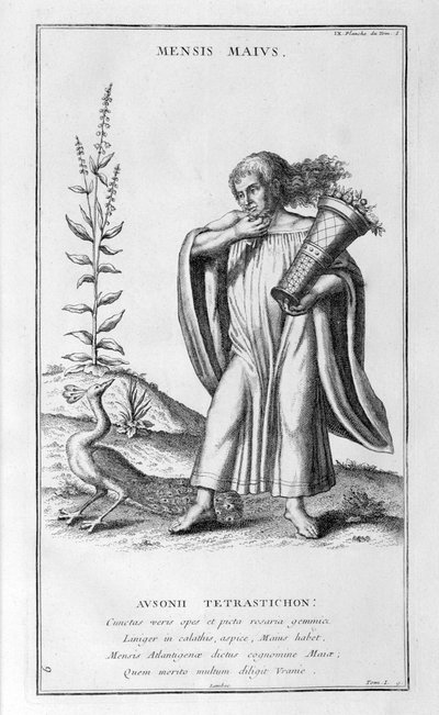 Toukokuun 1757 esitys. tekijältä Bernard de Montfaucon