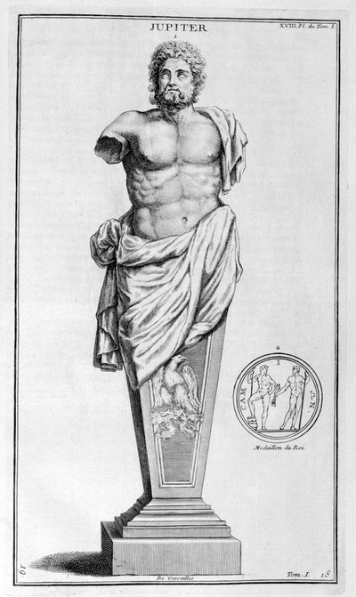 Jupiter, 1757 tekijältä Bernard de Montfaucon