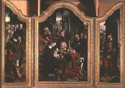 Adoration of the Magi (öljy) tekijältä Bernard van Orley