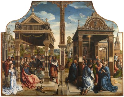 Pyhien Tuomaan ja Mattiaan alttaritaulu, n. 1510-1520 tekijältä Bernard van Orley