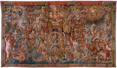 Flanderin kuvakudos. Sarja The Honours. Fortune, tie kunnianosoituksiin (La Fortuna, Camino de los Honores). Sarjan viides kuvakudos. Mallisarjakuvapiirtäjät Bernard van Orleyn ja Jan Gossaert de Mabusen piiristä. Valmistus Pieter van Aelst, Brusse tekijältä Bernard van Orley