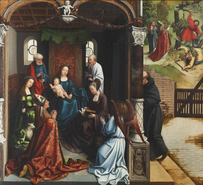 Pyhän Martinin palvoma Neitsyt ja lapsi, 1514. tekijältä Bernard van Orley