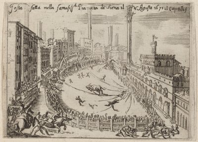 Piazza, Siena tekijältä Bernardino Capitelli