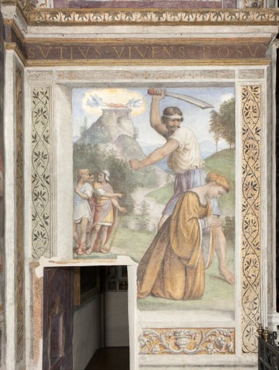 Pyhän Katariinan Aleksandrialaisen katkaisu, Besozzi-kappeli tekijältä Bernardino Luini