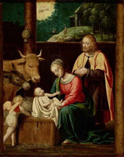 Kristuksen syntymä tekijältä Bernardino Luini