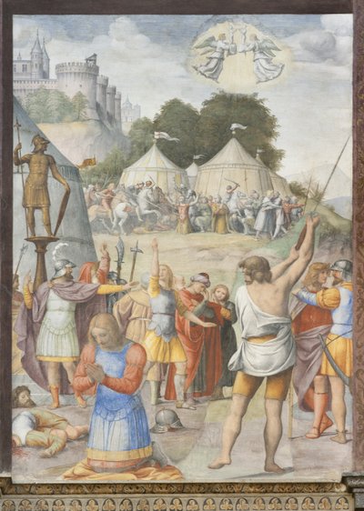 Pyhän Mauricuksen marttyyrikuolema tekijältä Bernardino Luini