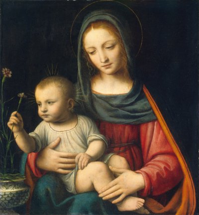 Neilikka-Madonna tekijältä Bernardino Luini