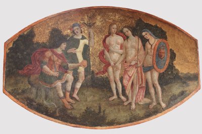Judici de París, ca. 1509. finlandès tekijältä Bernardino Pinturicchio