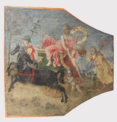 Proserpinen raiskaus, n. 1509. tekijältä Bernardino Pinturicchio