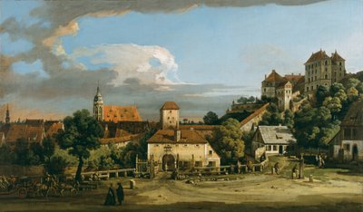 Pirna: Obertor etelästä, n. 1760 (öljy kankaalle) tekijältä Bernardo Bellotto