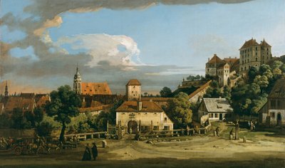 Pirna: Obertor etelästä, 1750-luvun puoliväli. tekijältä Bernardo Bellotto