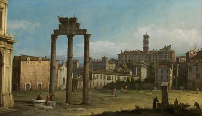 Foorumin rauniot, Rooma tekijältä Bernardo Bellotto