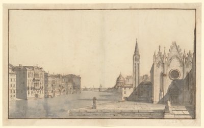 Canal Grande Caritàsta Dogana da Mariin tekijältä Bernardo Bellotto