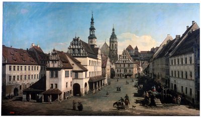 Tori Pirnassa, c1752-c1755 tekijältä Bernardo Bellotto