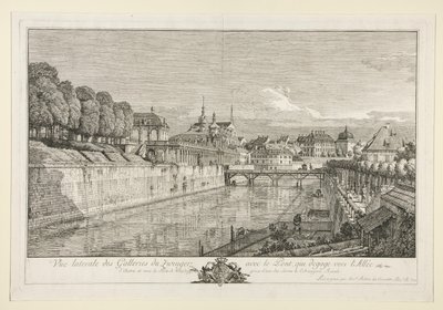 Näkymä Zwingerille, Dresden tekijältä Bernardo Bellotto