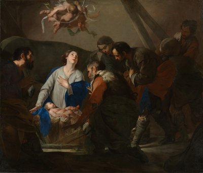 Adoració dels pastors finlandesos tekijältä Bernardo Cavallino