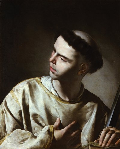 Pyhä Lawrence tekijältä Bernardo Cavallino