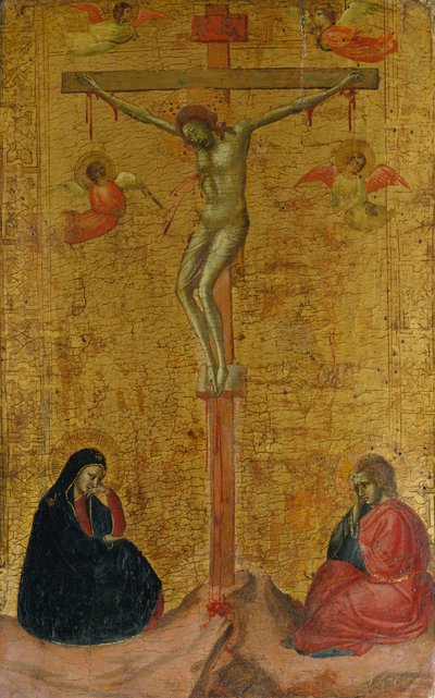 Ristiinnaulitseminen, n. 1325-30. tekijältä Bernardo Daddi