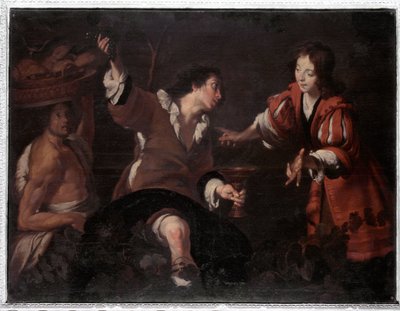 Joosef tulkitsee unet (öljy kankaalle tekijältä Bernardo Strozzi