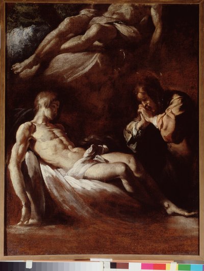Bernardo Strozzin (1581-1644) maalaus kerrosmaalausta varten tekijältä Bernardo Strozzi