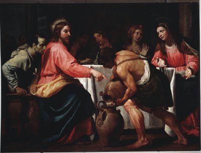 Häät Canassa (öljy kankaalle tekijältä Bernardo Strozzi