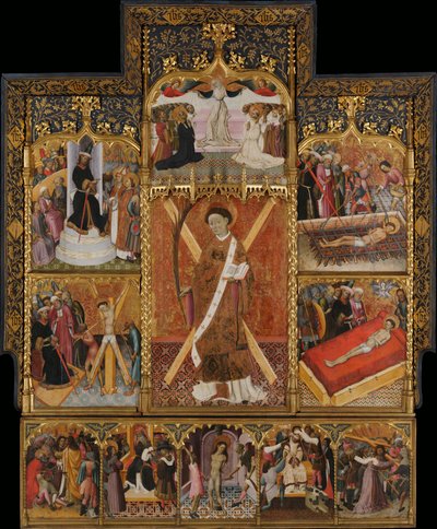 Saint Vincentin alttaritaulu tekijältä Bernat Martorell
