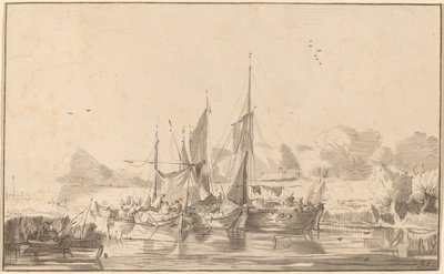 Utrechtin kanava, 1771, julkaistu 1787. tekijältä Bernhard Schreuder