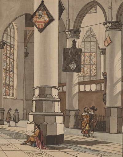Kirkon sisustus, 1774. tekijältä Bernhard Schreuder