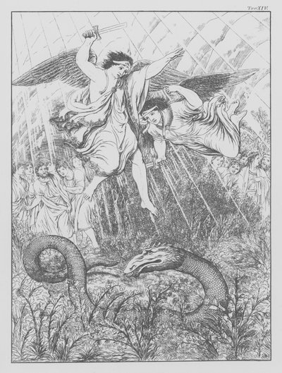 Danten jumalallinen komedia, Purgatorio (Kiirastuli), levy XIV (litografia). tekijältä Bernhard Schuler