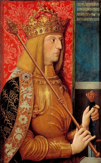 Keisari Maximilian I:n muotokuva 1459-1519 tekijältä Bernhard Strigel