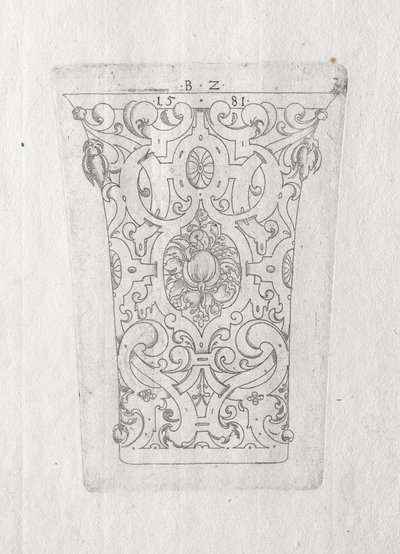 Koristelasi, 1581. tekijältä Bernhard Zan