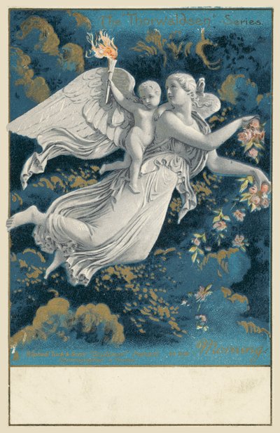 Aamu (väri litho) tekijältä Bertel (after) Thorvaldsen