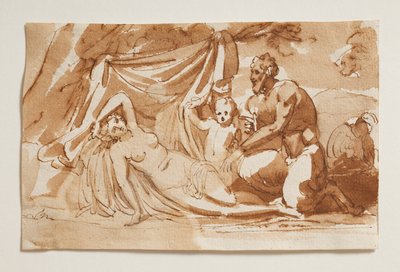 Jupiter satyyrina ja Antiope tekijältä Bertel Thorvaldsen