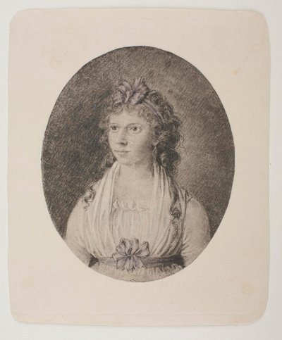 Maren Schou Westin, o.s. Grønlund, muotokuva tekijältä Bertel Thorvaldsen