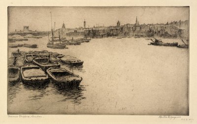 Thames Shipping, Lontoo tekijältä Bertha E. Jaques