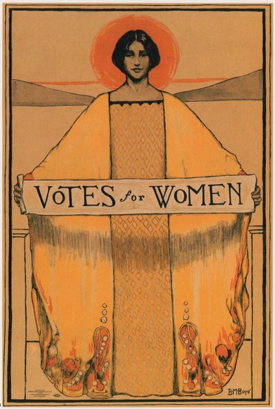 Äänet naisille - Boye, Bertha Margaret (1883-1930) - 1911-1913 - Värilitografia - Yksityiskokoelma tekijältä Bertha Margaret Boye