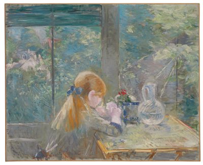 Verannalla, 1884 tekijältä Berthe Morisot