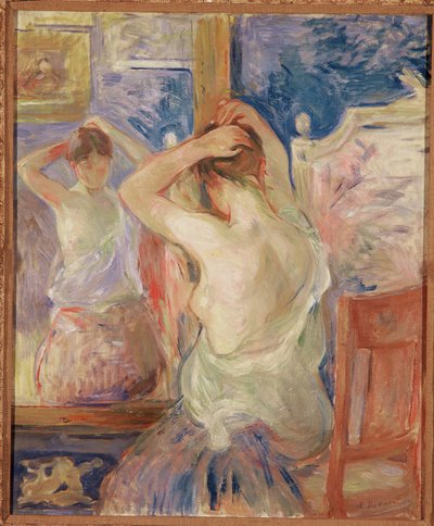 Psyyken edessä, 1890 tekijältä Berthe Morisot