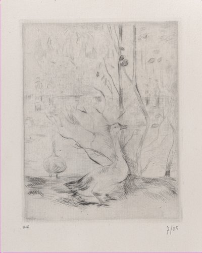 Hanhi, 1889. tekijältä Berthe Morisot