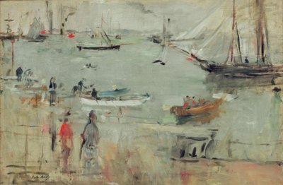 Hafenszene, Wightin saari tekijältä Berthe Morisot