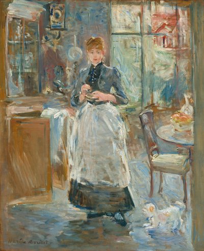 Ruokailuhuoneessa tekijältä Berthe Morisot