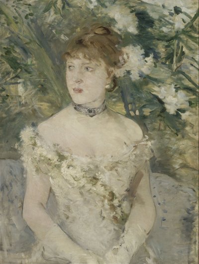 Nuori nainen tanssiaisissa tekijältä Berthe Morisot