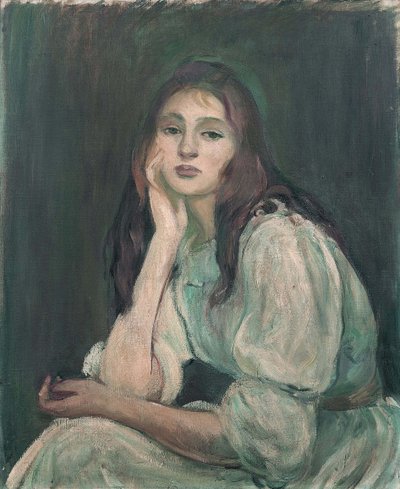 Julie Daydreaming Julie unta, 1894 tekijältä Berthe Morisot