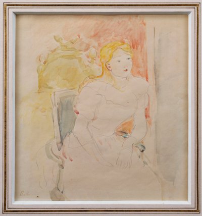 Julie istuu tekijältä Berthe Morisot