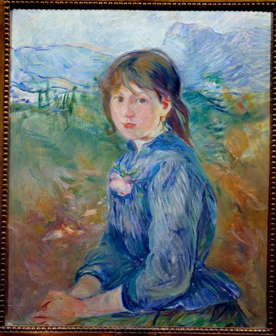 Berthe Morisotin Pieni Nicoise-maalaus tekijältä Berthe Morisot